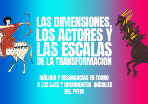 LAS DIMENSIONES, LOS ACTORES Y LAS ESCALAS DE TRANSFORMACION